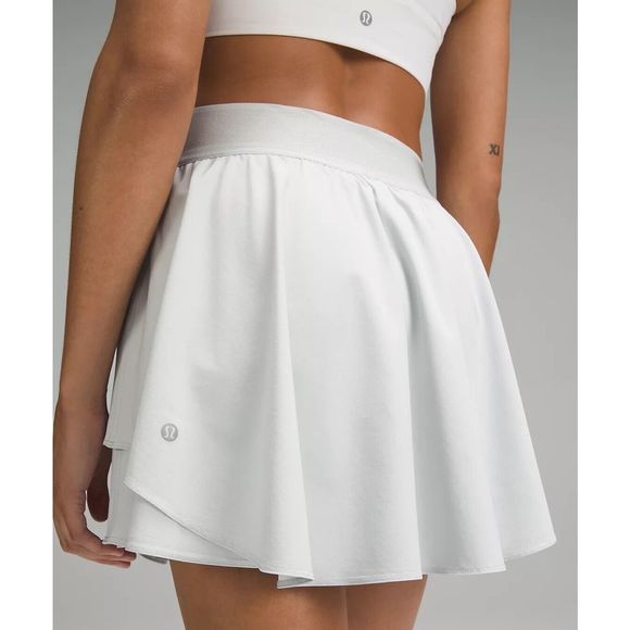 lululemon athletica Dresses & Skirts - Lululemon Tennis Pickleball Golf  Court Rival High-Rise Skirt In White Size 6